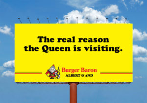 burger baron billboard